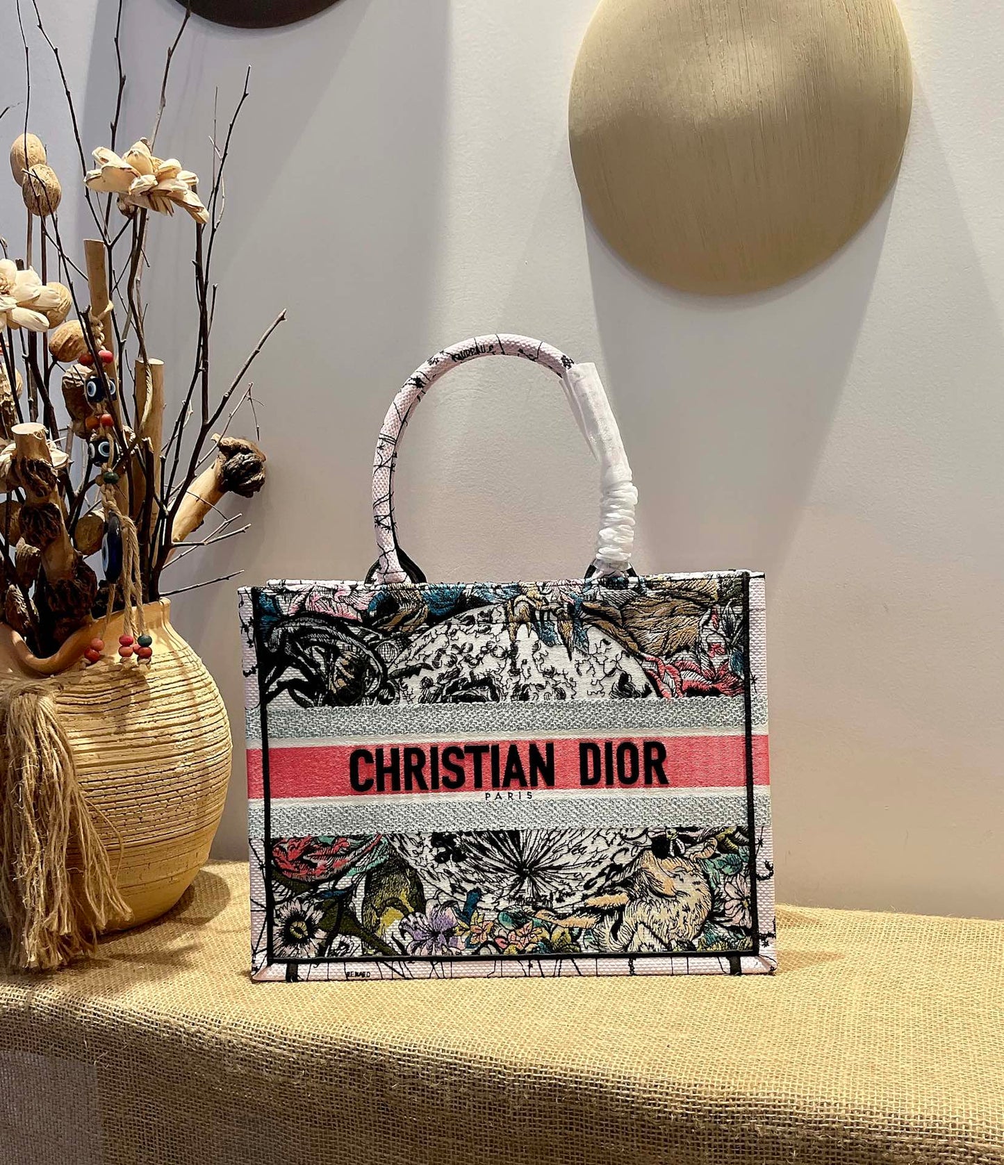 Christian Dior Small Book Tote Bag