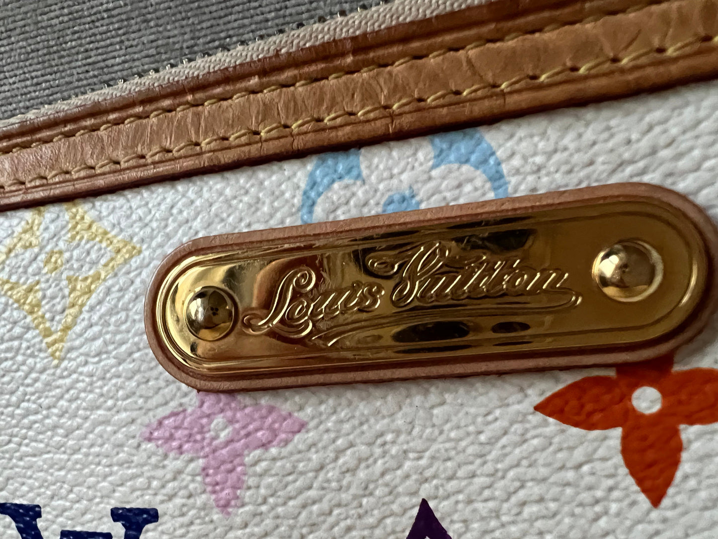 Louis Vuitton Milla Pochette White Multicolore Takashi