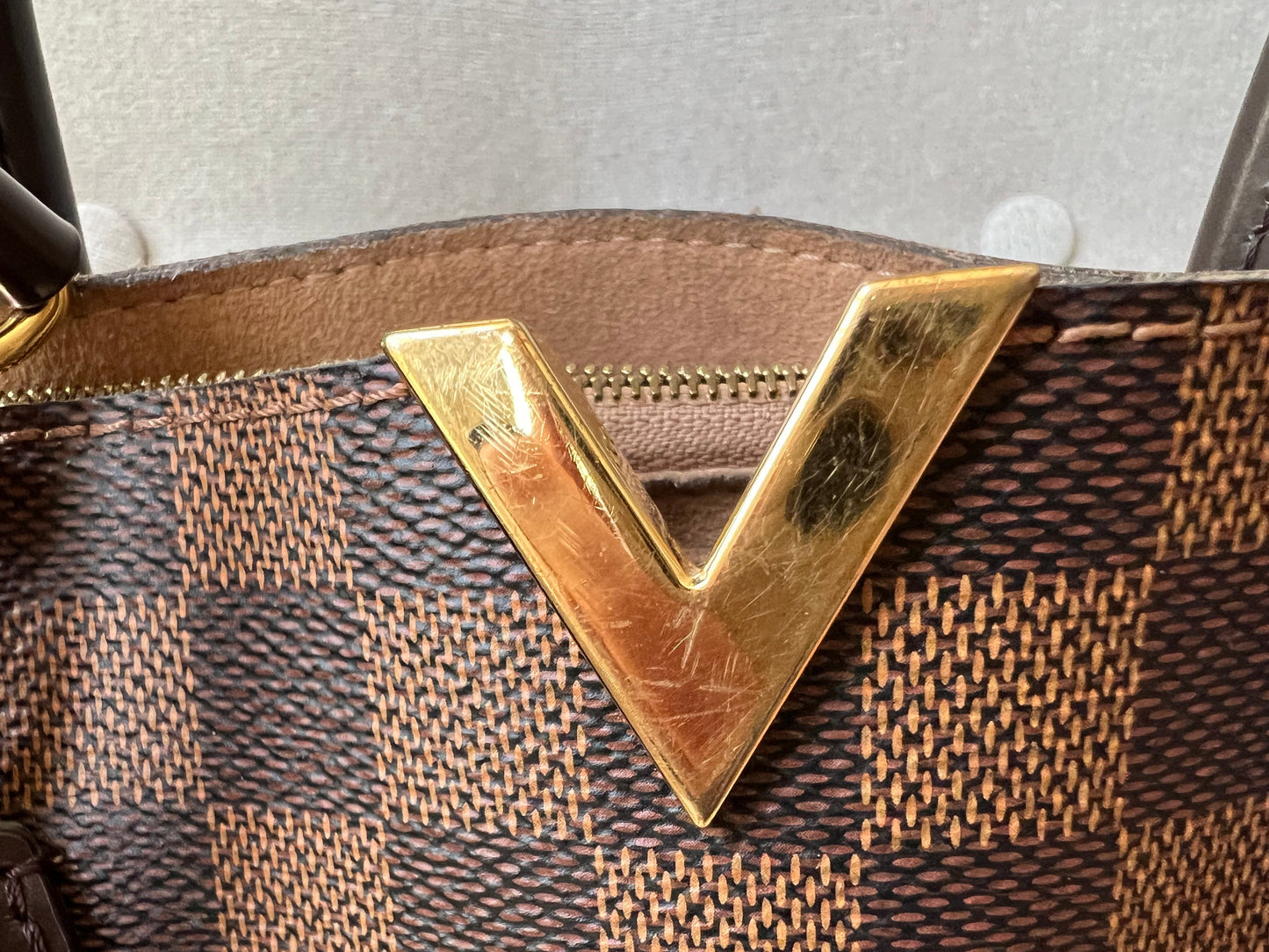 Louis Vuitton Kensington Tote Damier Ebene