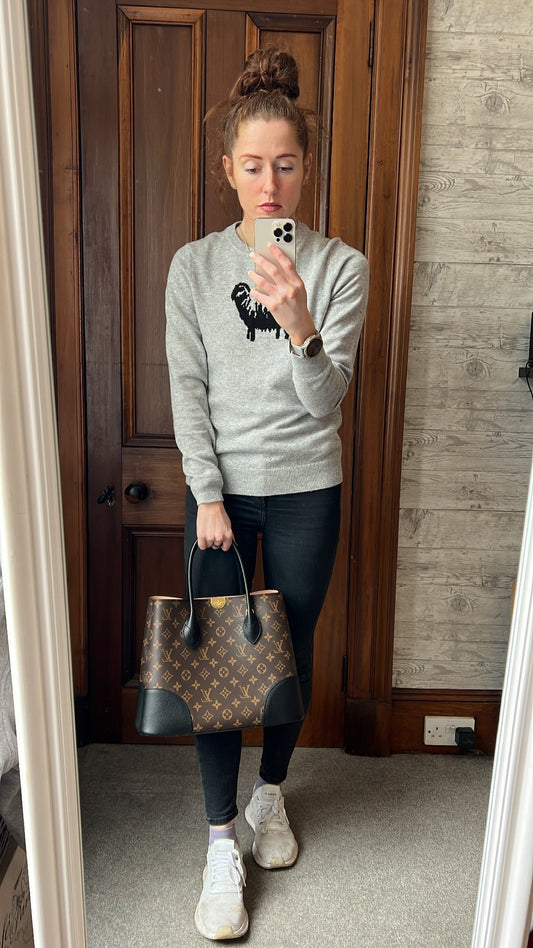 Louis Vuitton Flandrin Tote Monogram and Black