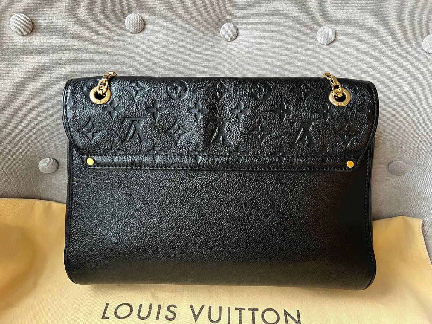 Louis Vuitton Black Empreinte St Germain MM (RRP £2060)