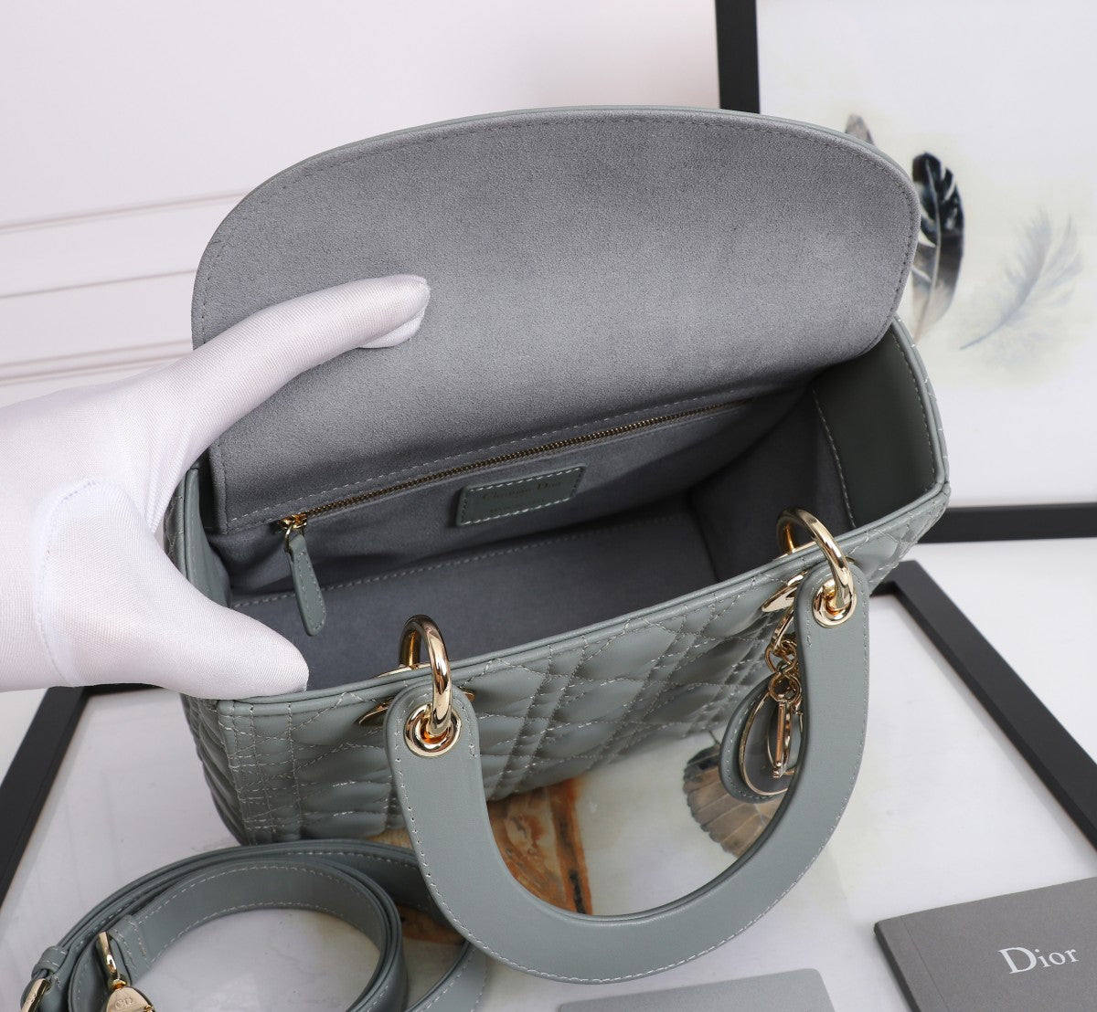 Christian Dior Medium Lady Dior  Bag