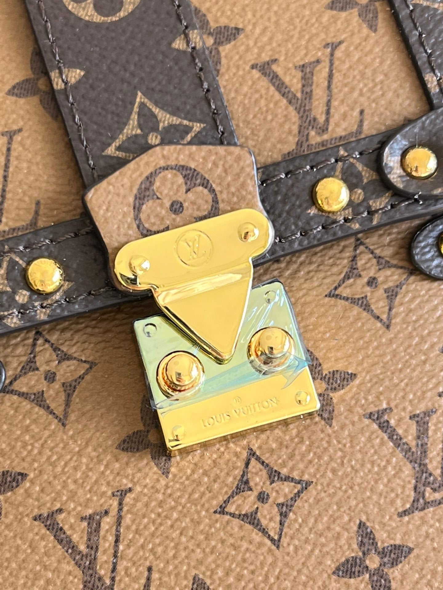 Louis Vuitton Vertical Trunk Pochette Bag