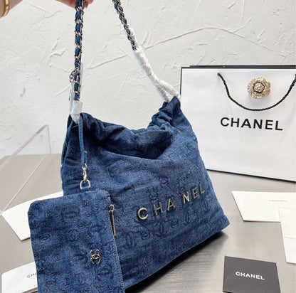 New Chanel jean woman shoulder handbag