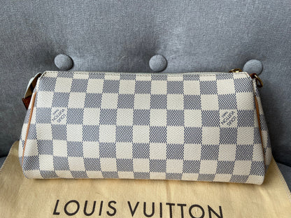 Louis Vuitton Eva Clutch Damier Azur