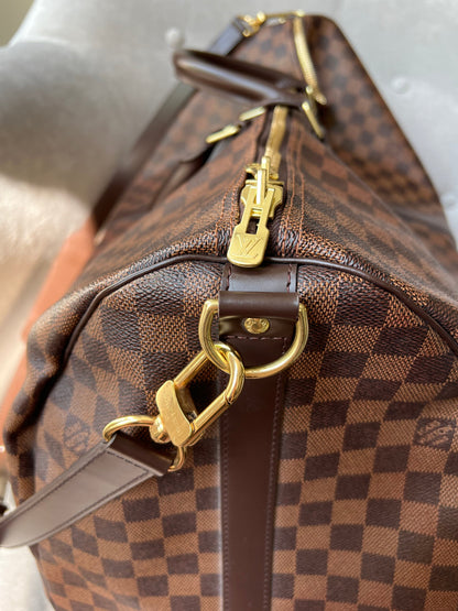 Louis Vuitton Keepall Bandouliere 55 Damier Ebene (RRP £2,020)