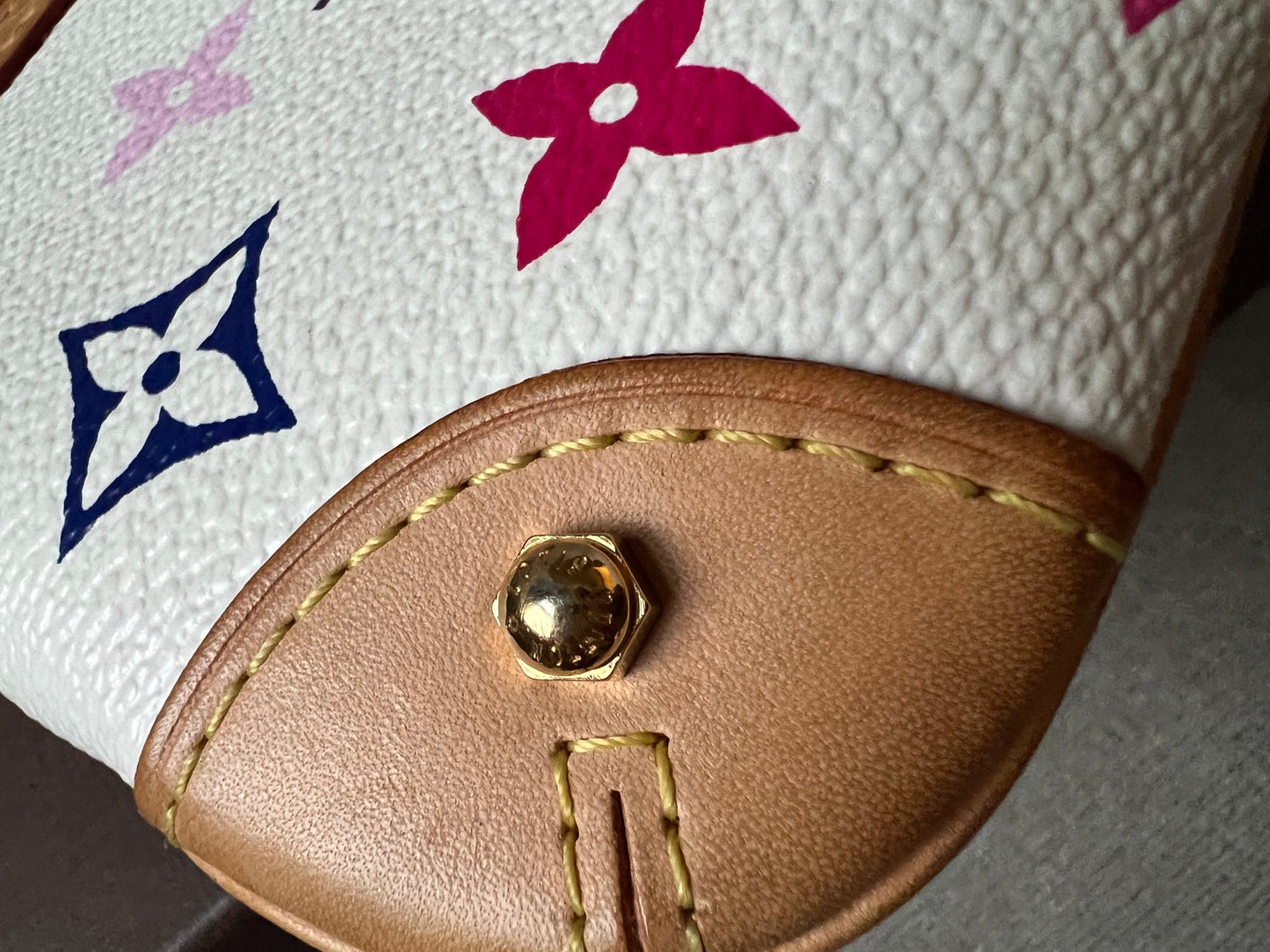 Louis Vuitton Milla Pochette White Multicolore Takashi