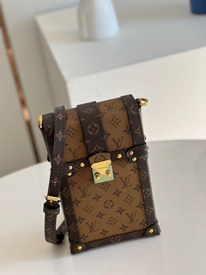 Louis Vuitton Vertical Trunk Pochette Bag