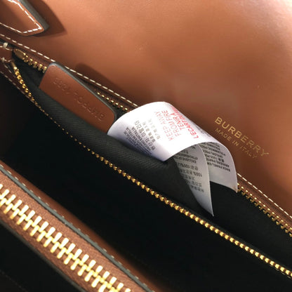 Burberry Small Vintage Check Two Handle Title Bag