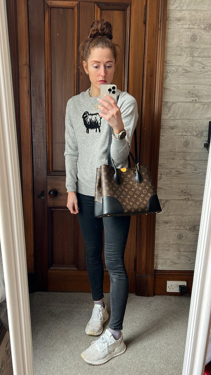 Louis Vuitton Flandrin Tote Monogram and Black