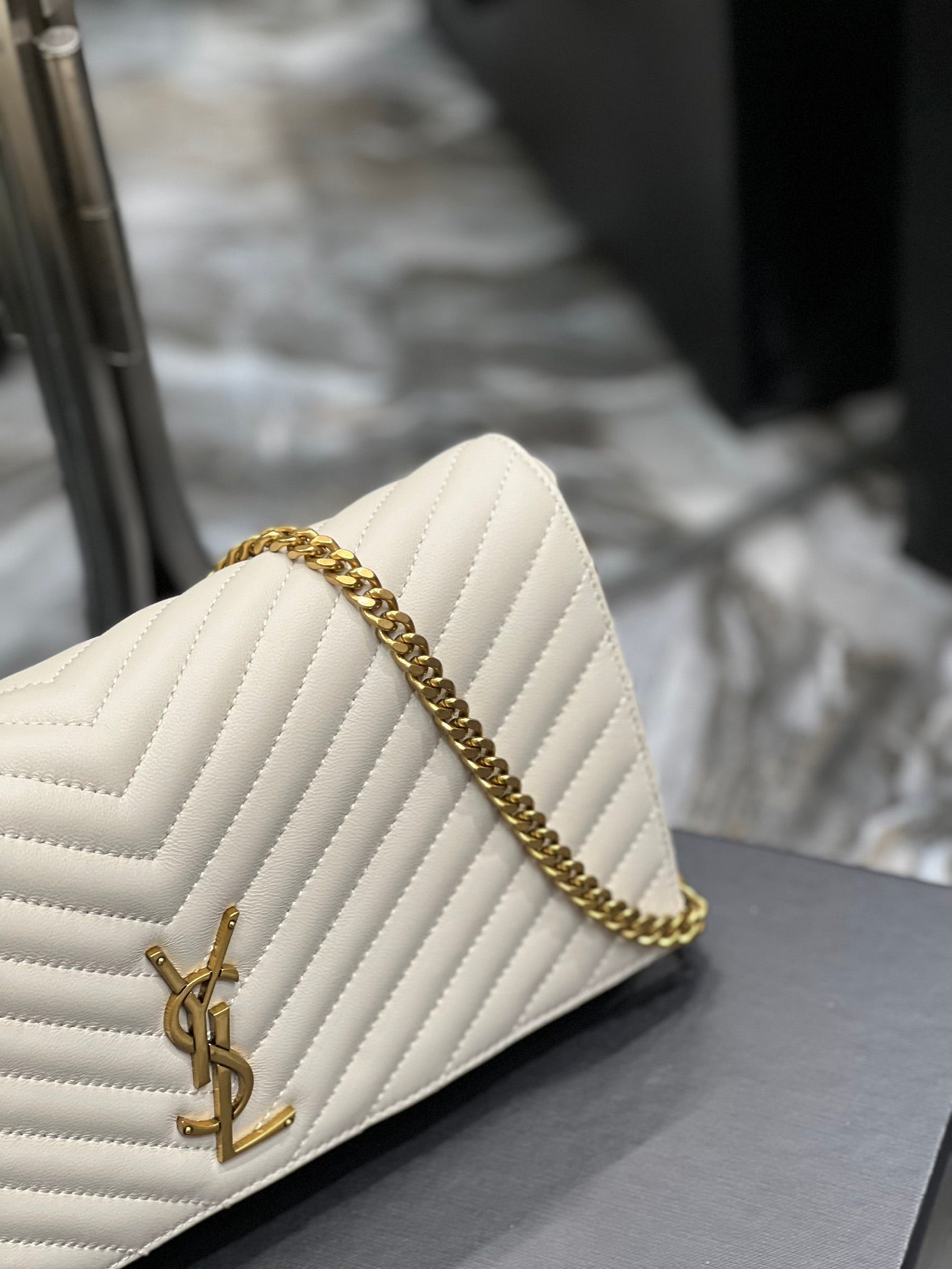 YSL Kate 99 Supple Bag In Quilted Lambskin