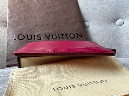 Louis Vuitton Card Holder Fuchsia Epi (RRP £205)