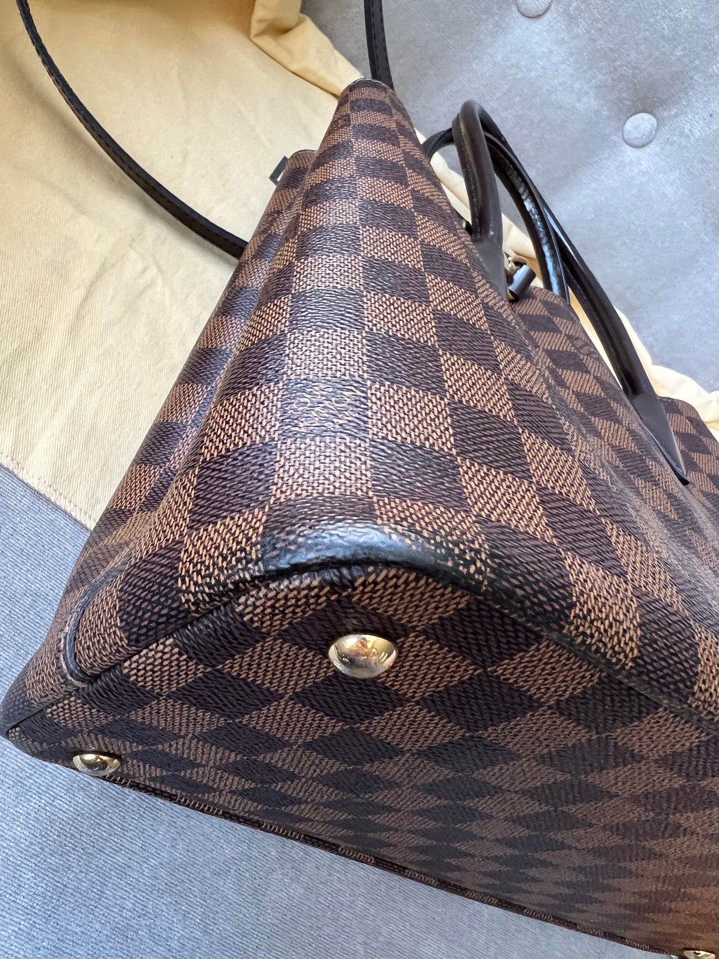 Louis Vuitton Kensington Tote Damier Ebene