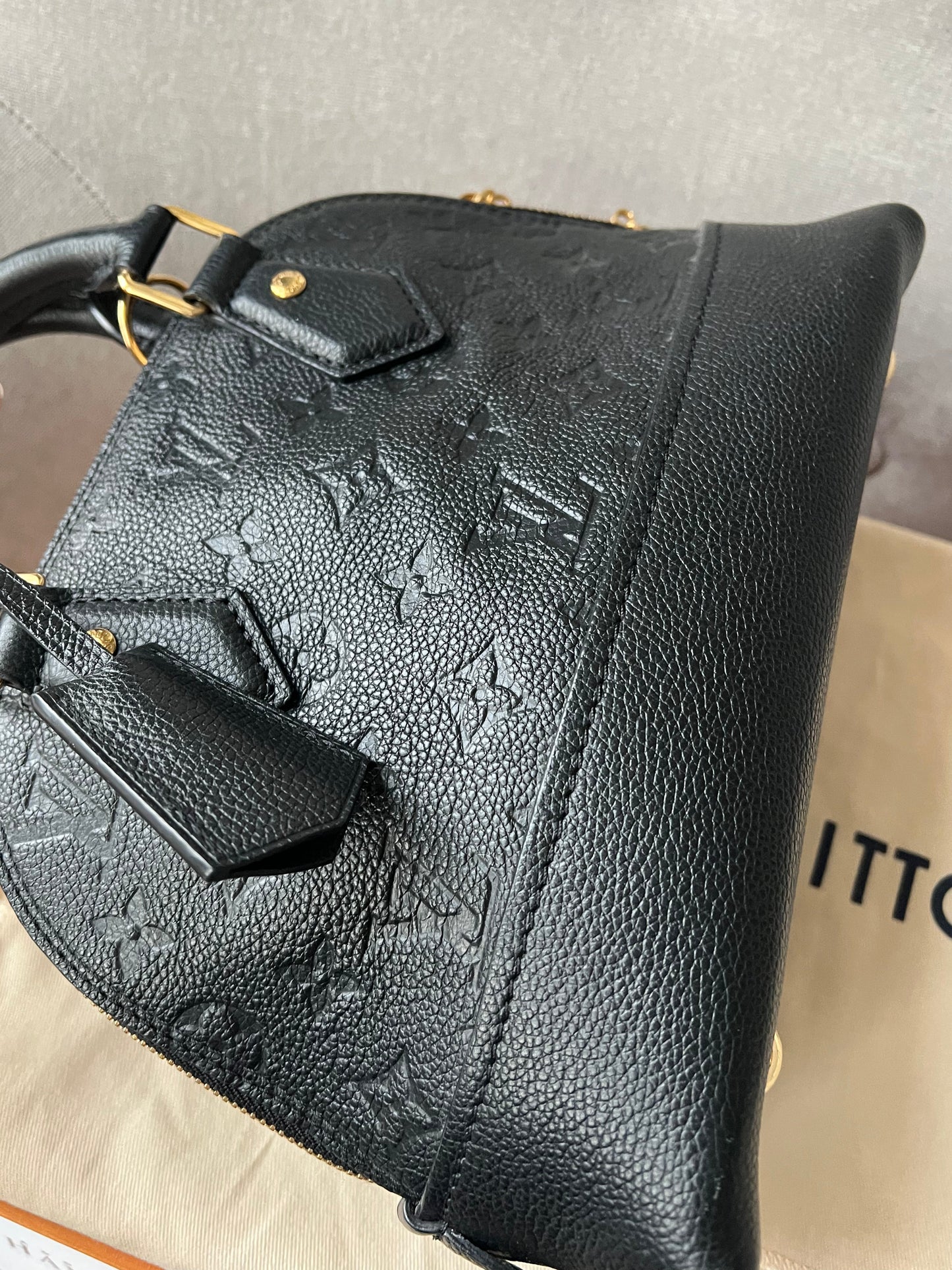 Louis Vuitton Alma Neo BB Black Empreinte  (RRP £1,740)