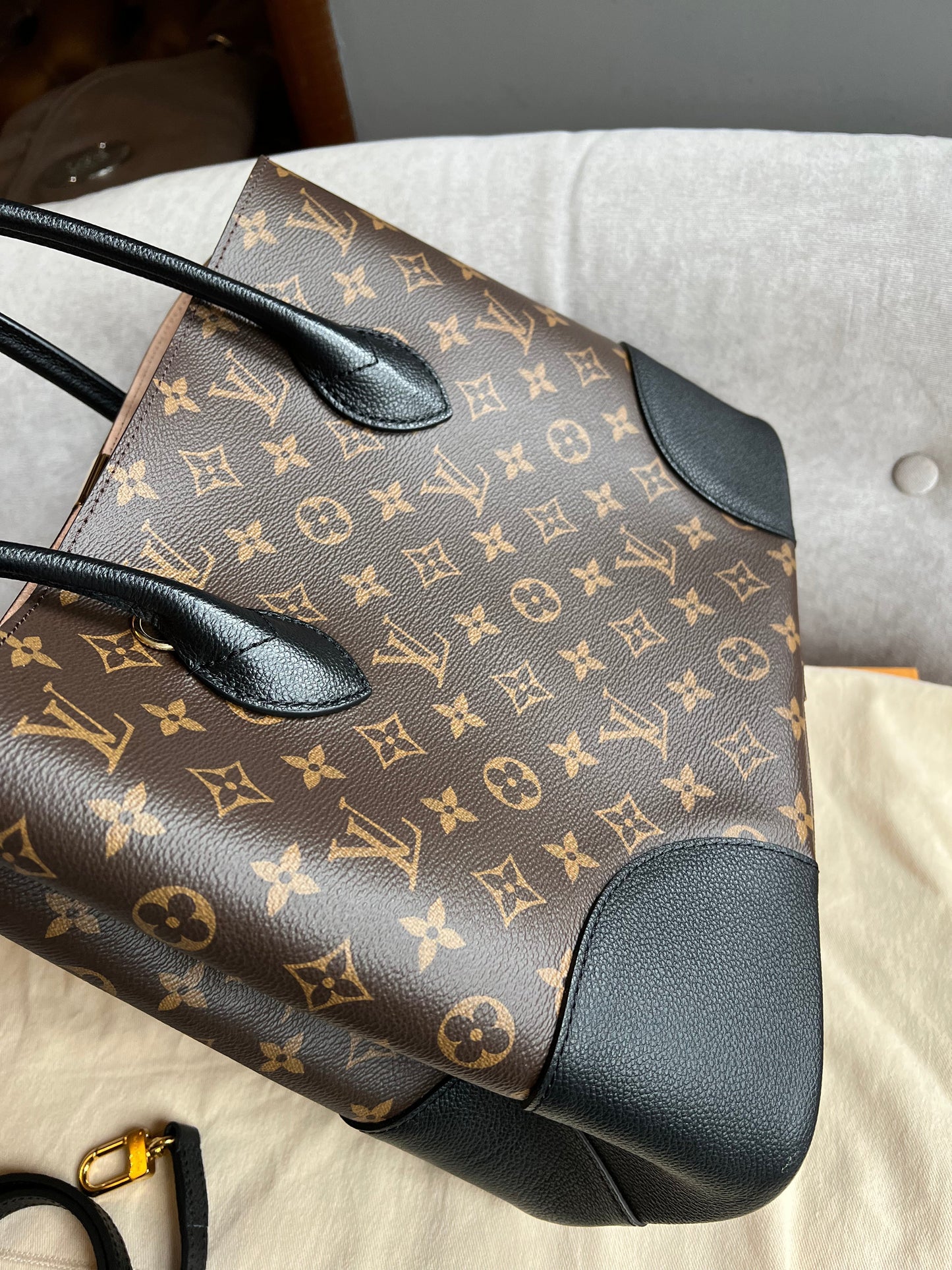 Louis Vuitton Flandrin Tote Monogram and Black