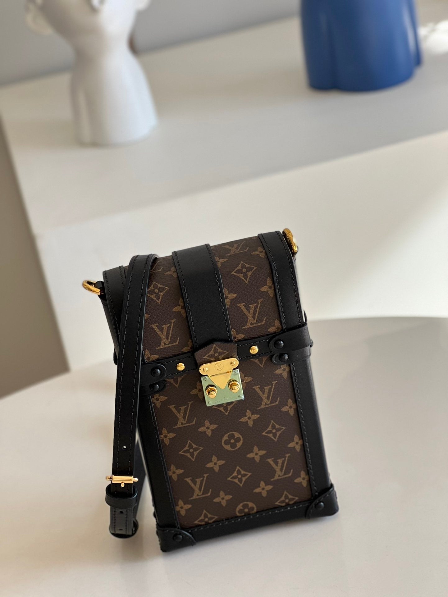 Louis Vuitton Vertical Trunk Pochette Bag