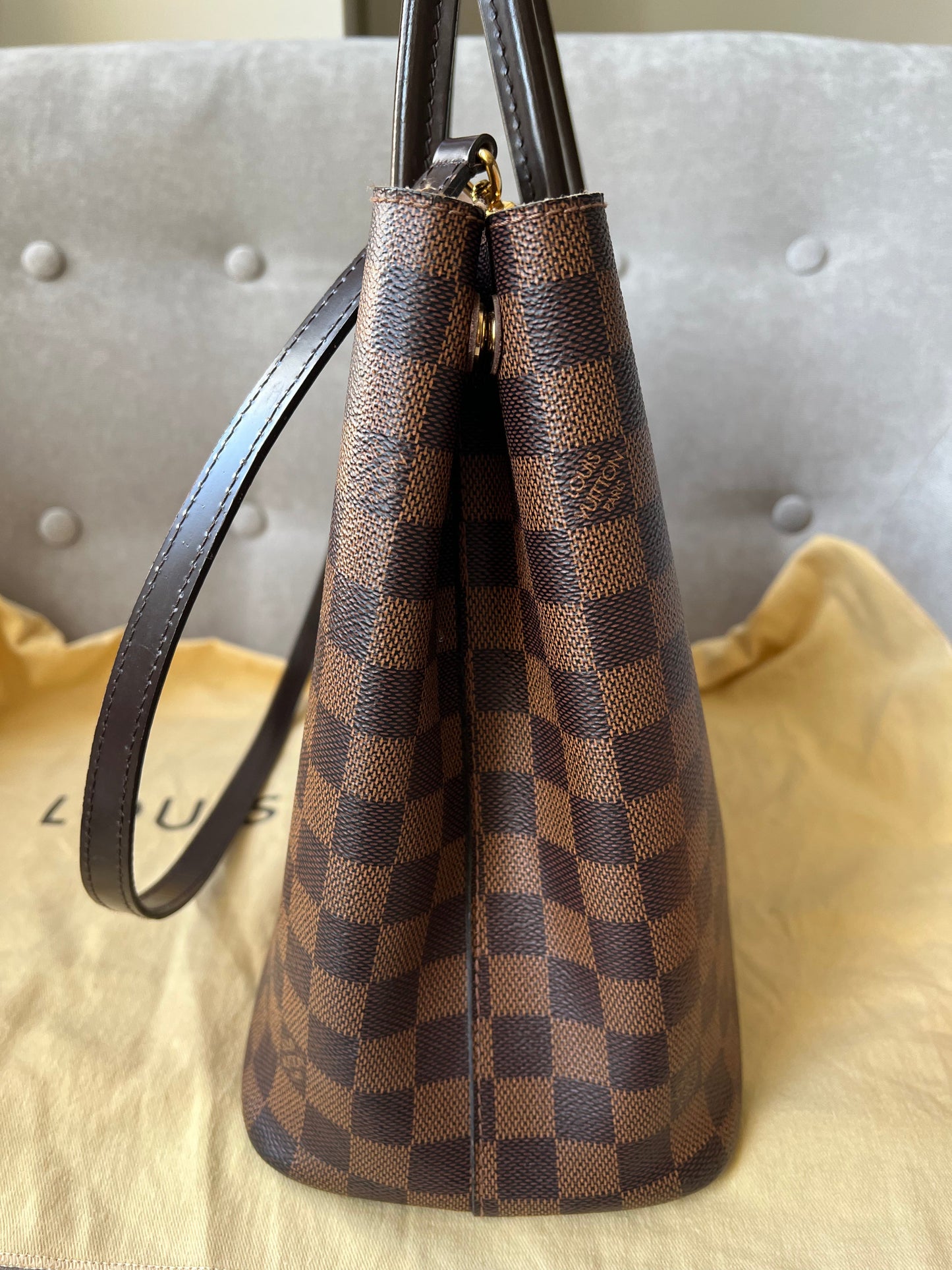 Louis Vuitton Kensington Tote Damier Ebene