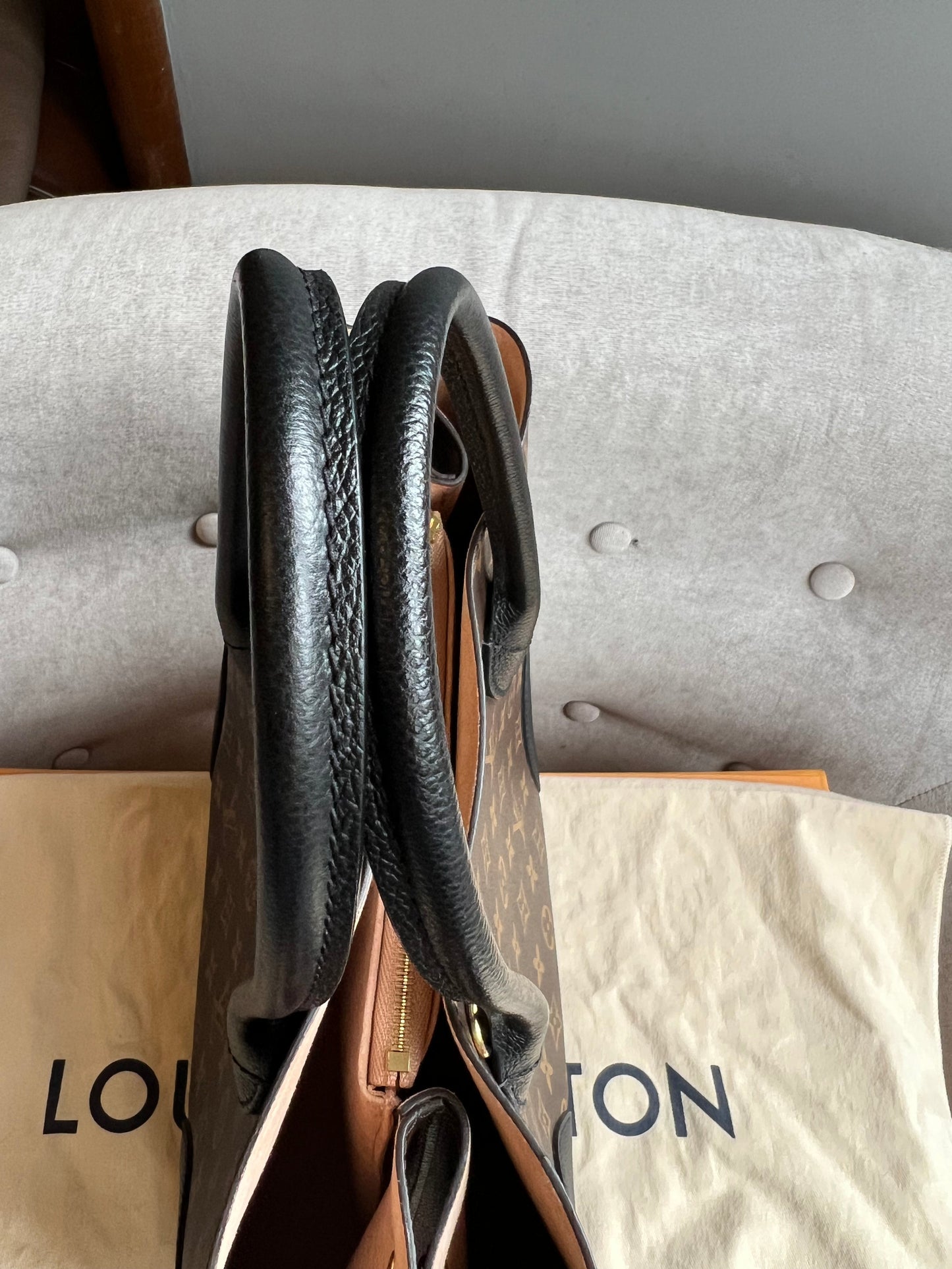 Louis Vuitton Flandrin Tote Monogram and Black