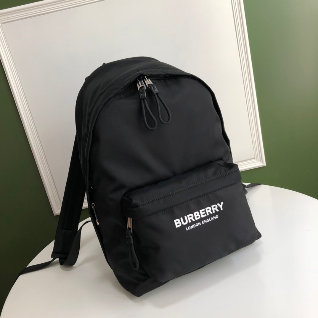 Burberry Logo Print Econyl  Backpack