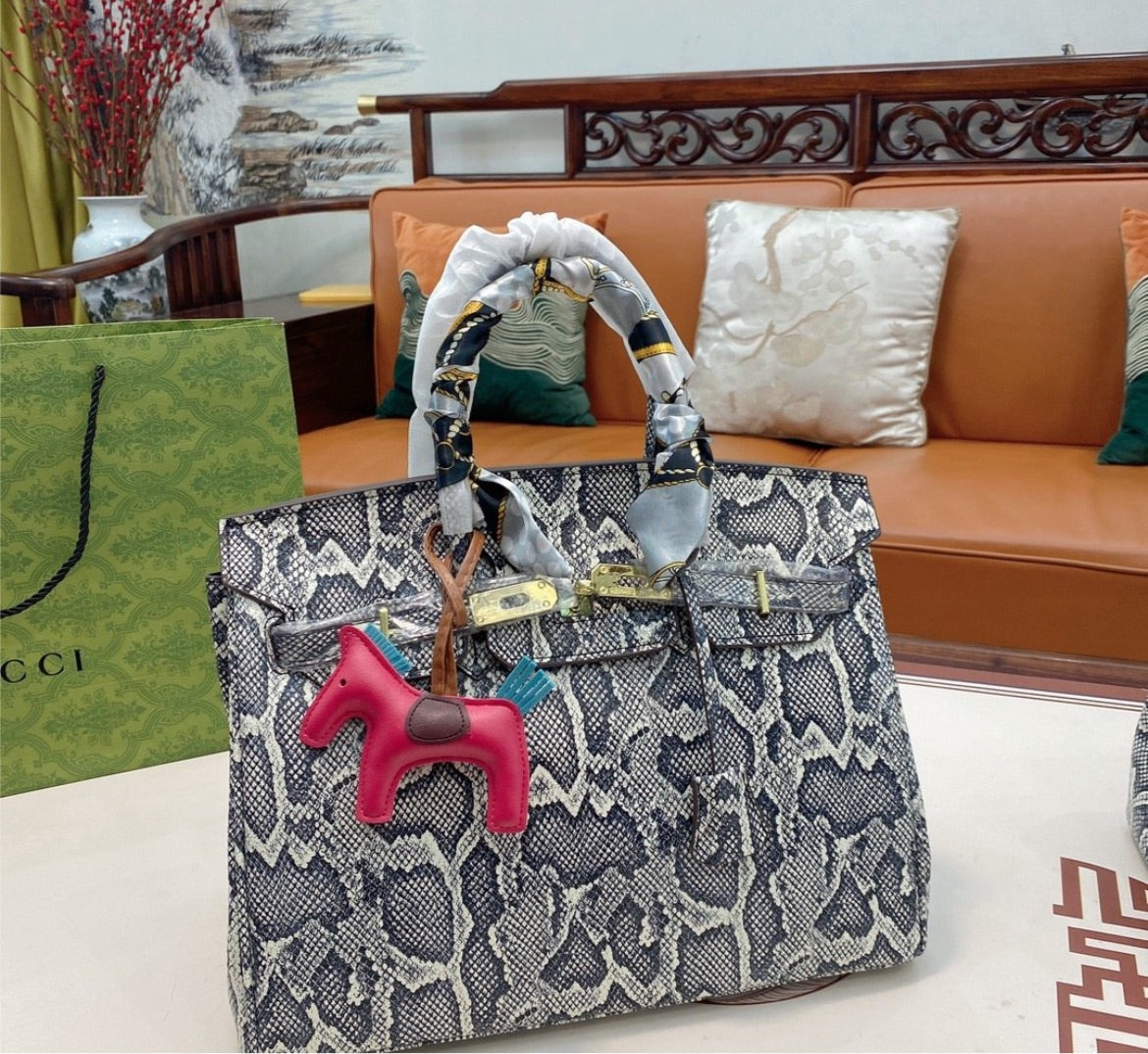 New Hermes woman shoulder handbag