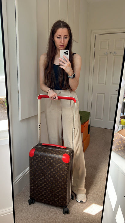 Louis Vuitton Horizon 50 Suitcase Monogram and Coquelicot (RRP £2,380)