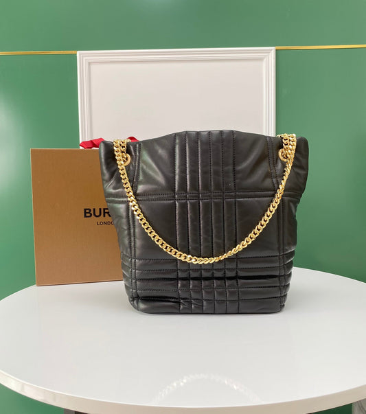 Burberry Small Quilted Lambskin Lola Bucket Bag