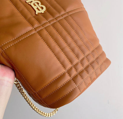 Burberry Small Quilted Lambskin Lola Bucket Bag