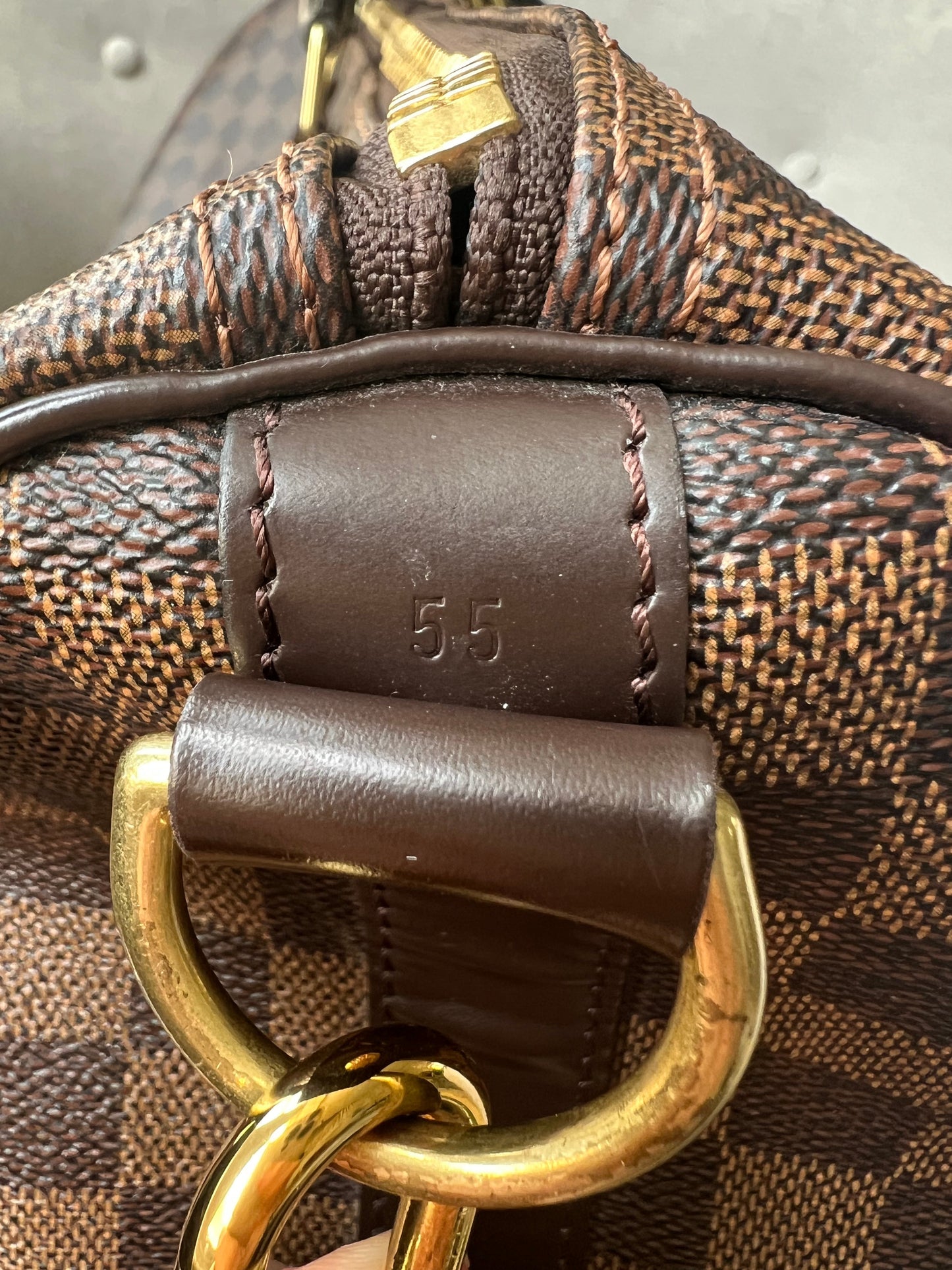 Louis Vuitton Keepall Bandouliere 55 Damier Ebene (RRP £2,020)