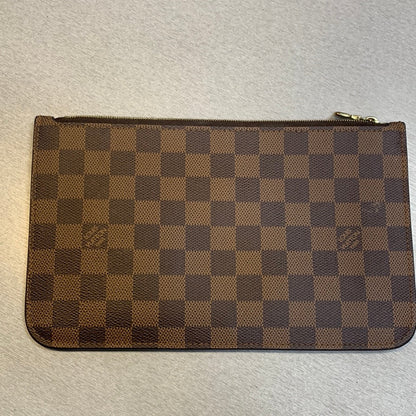 Louis Vuitton Damier Ebene Neverfull Pouchette