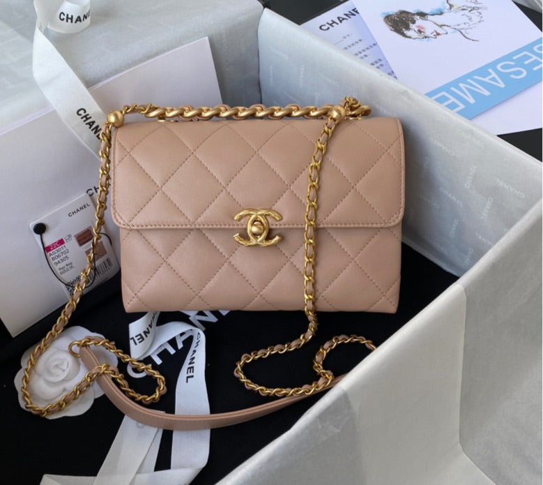 New woman Chanel handbag