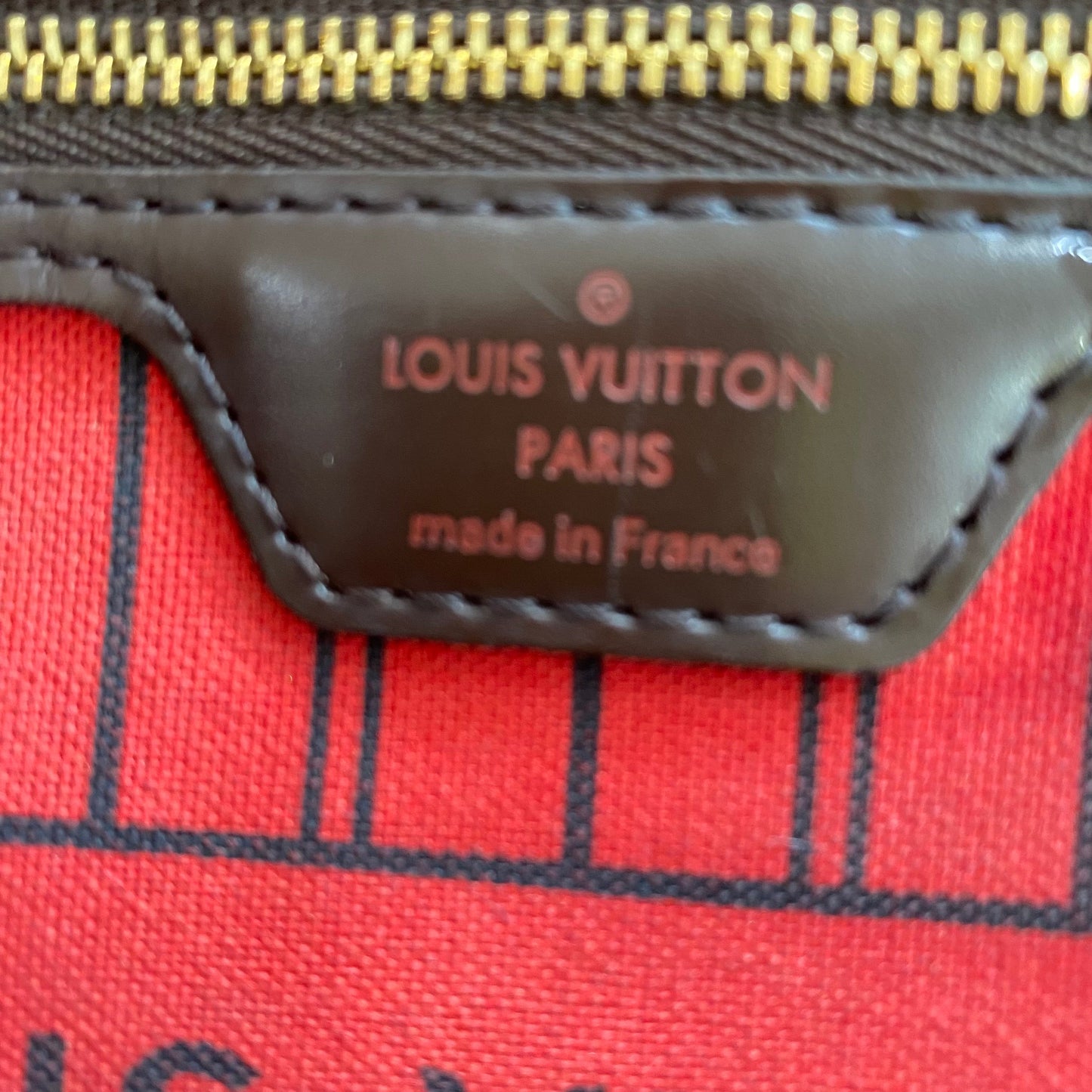 LOUIS VUITTON Damier Ebene GM Neverfull