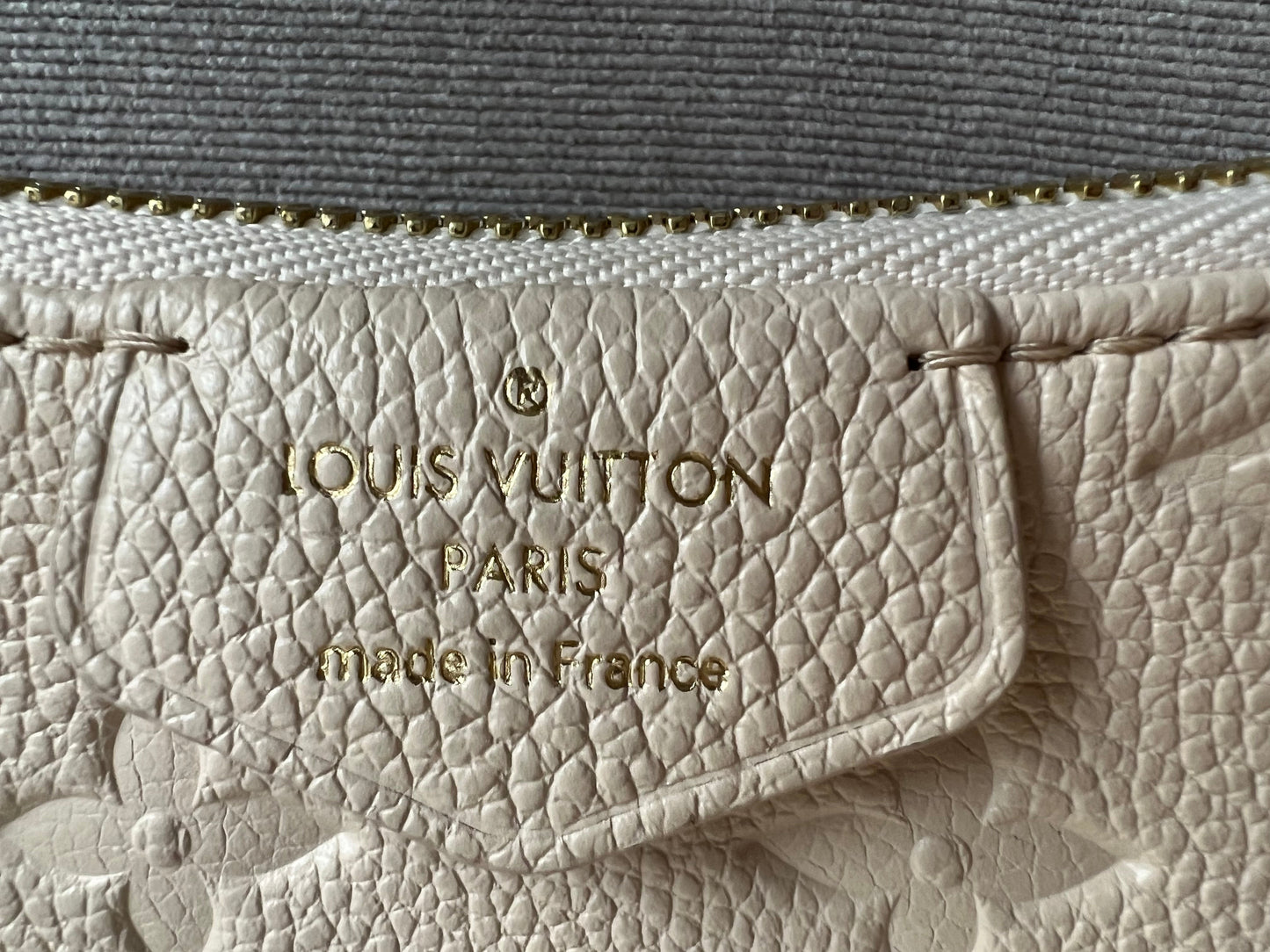 Louis Vuitton Easy Pouch Creme Empreinte (RRP £1280)