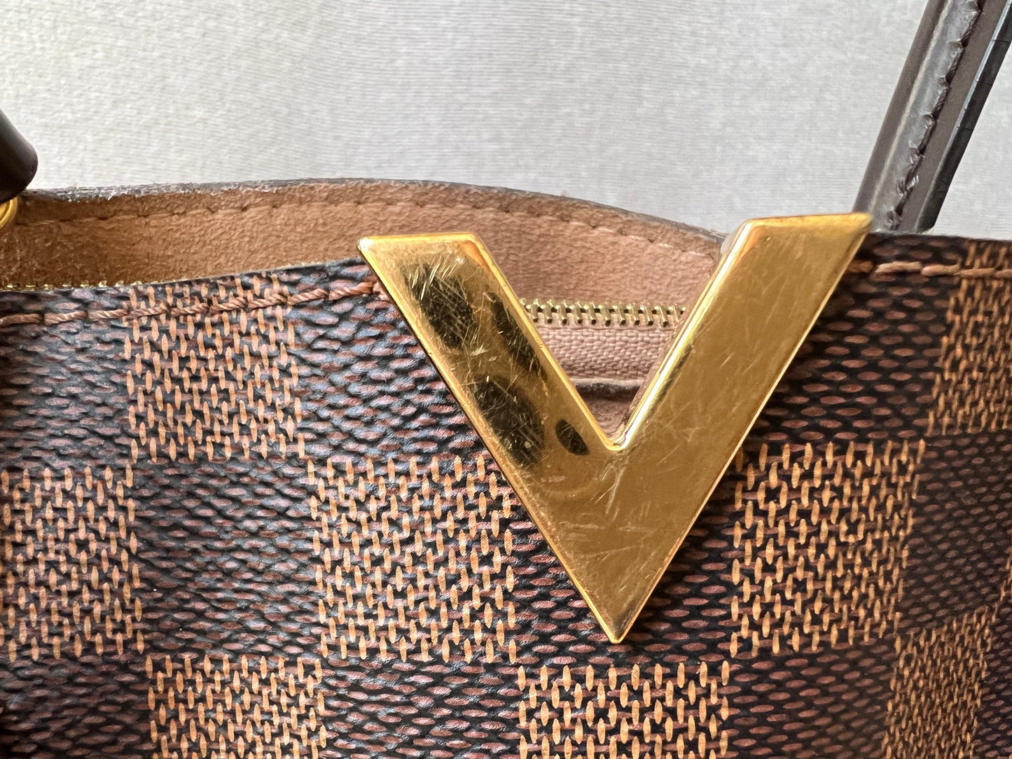 Louis Vuitton Kensington Tote Damier Ebene