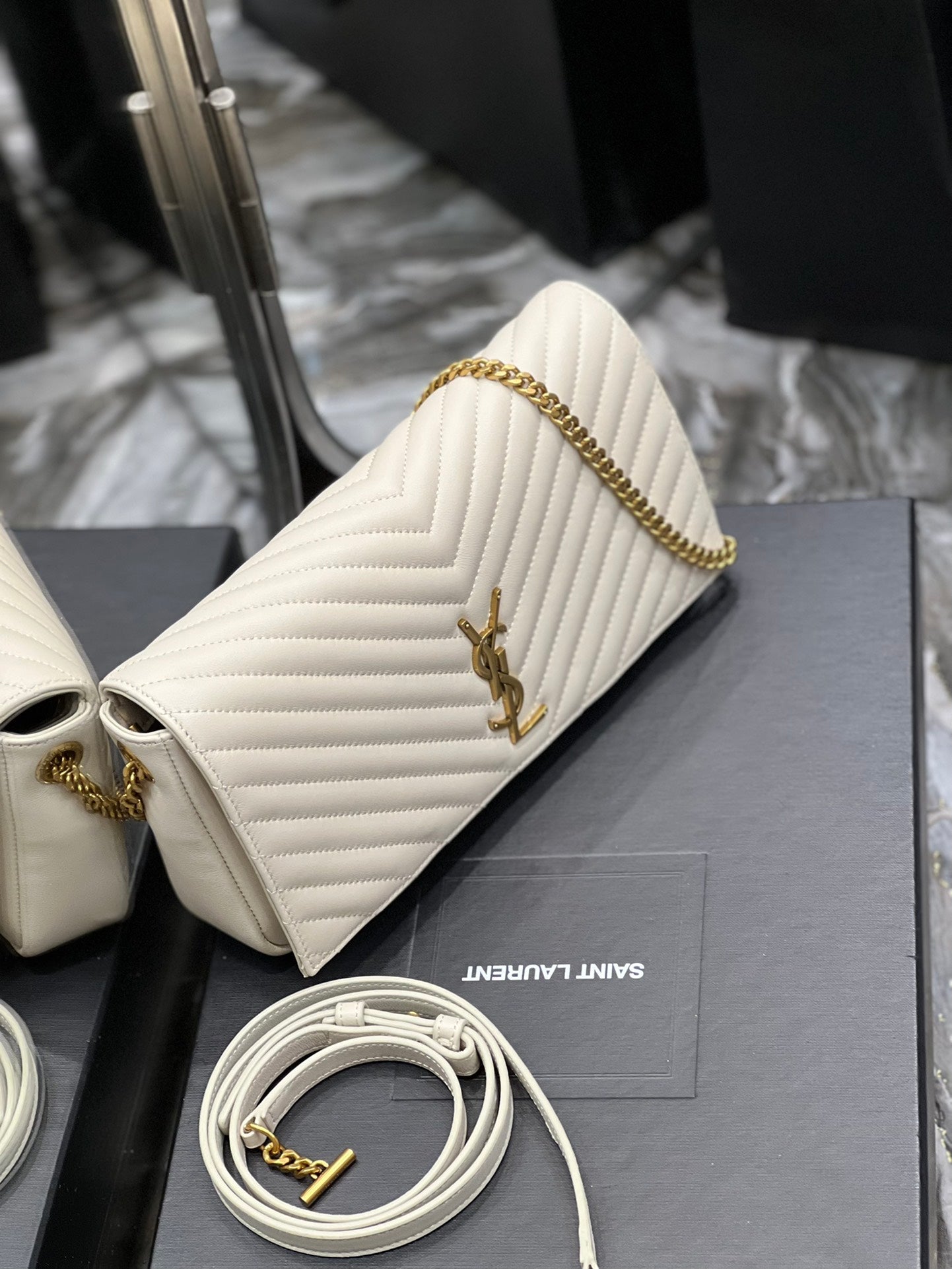 YSL Kate 99 Supple Bag In Quilted Lambskin