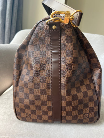 Louis Vuitton Keepall Bandouliere 55 Damier Ebene (RRP £2,020)