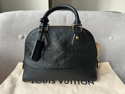 Louis Vuitton Alma Neo BB Black Empreinte  (RRP £1,740)