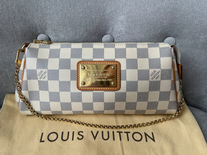 Louis Vuitton Eva Clutch Damier Azur