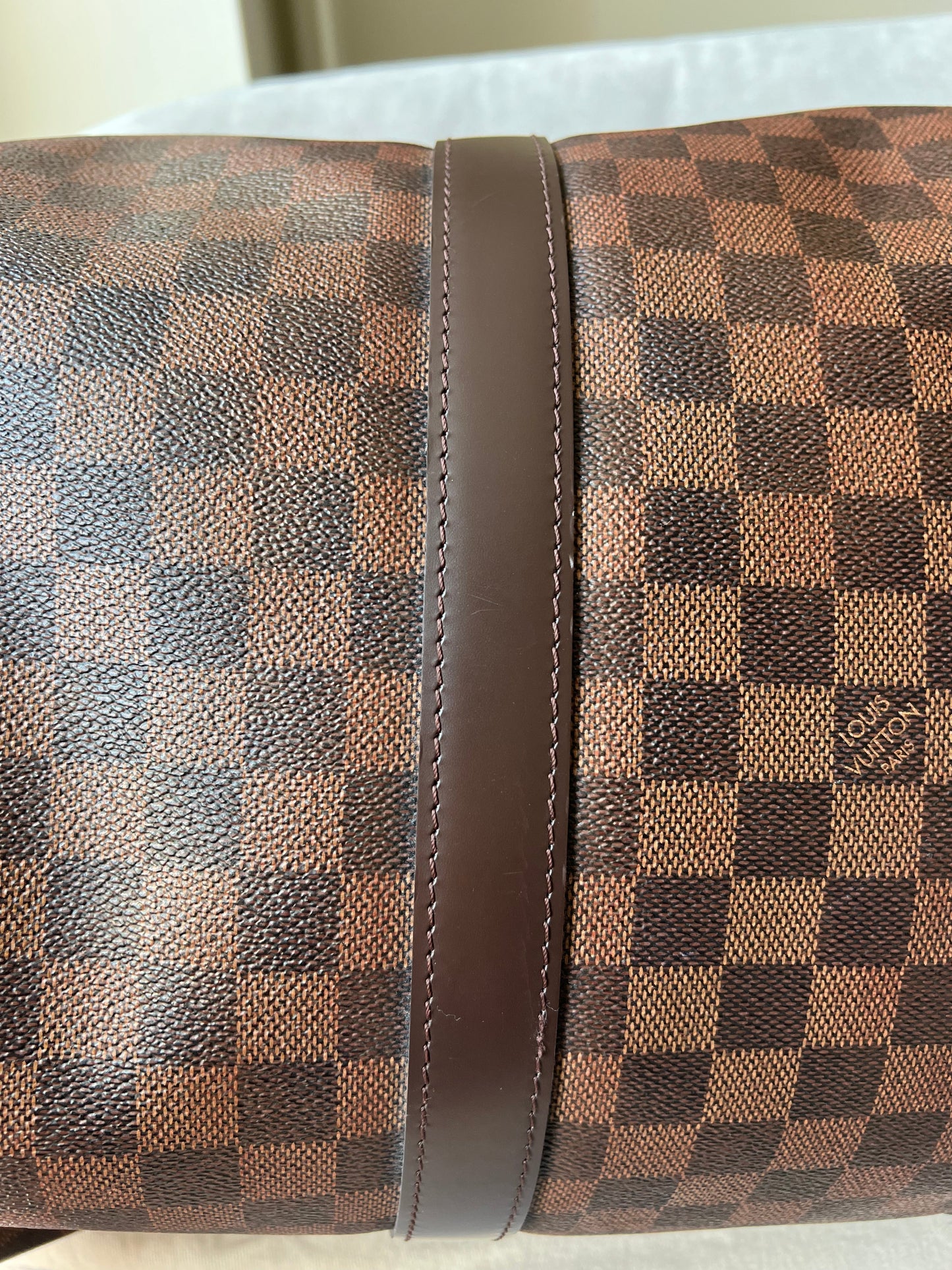 Louis Vuitton Keepall Bandouliere 55 Damier Ebene (RRP £2,020)