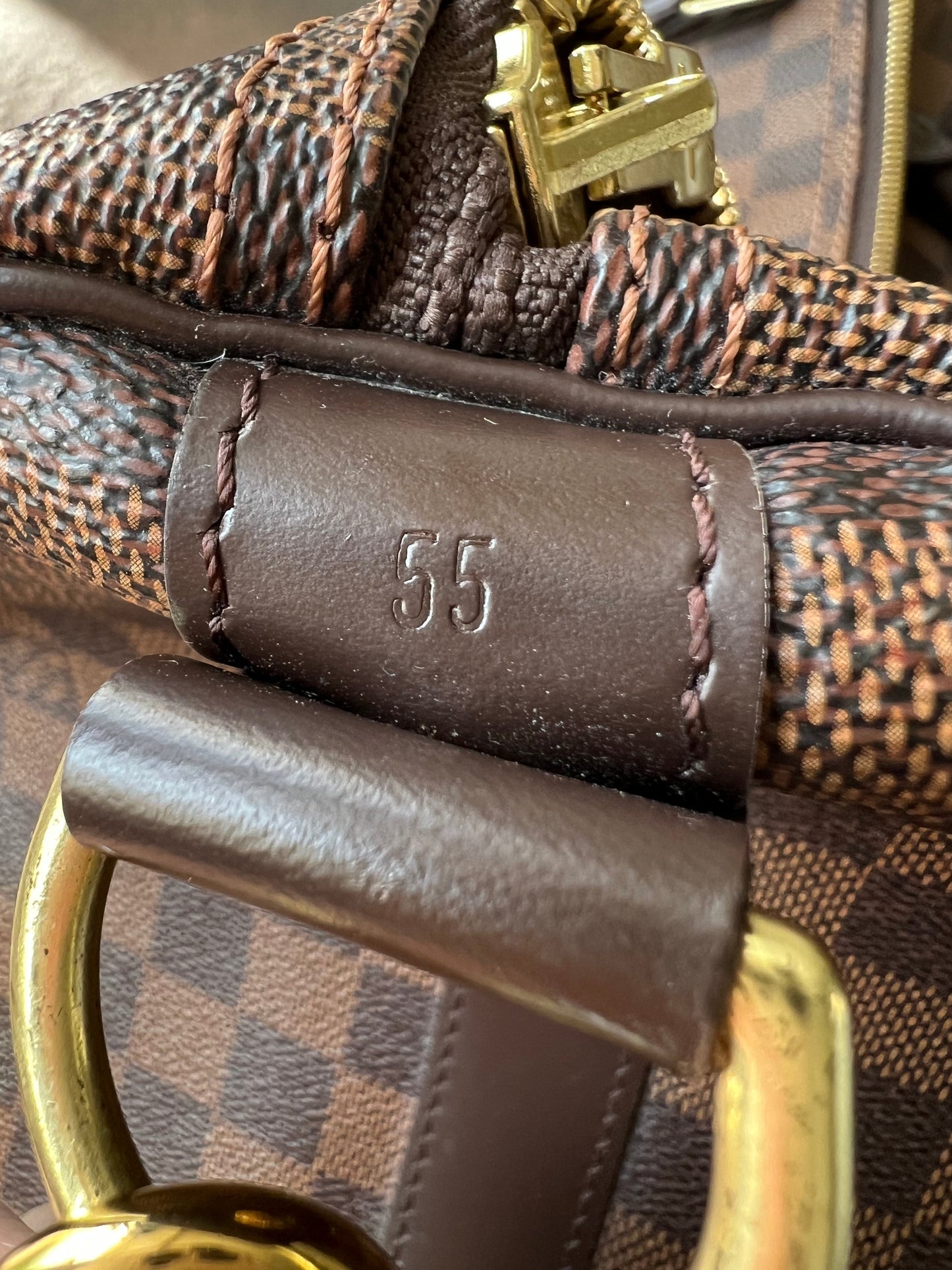 Louis Vuitton Keepall Bandouliere 55 Damier Ebene (RRP £2,020)