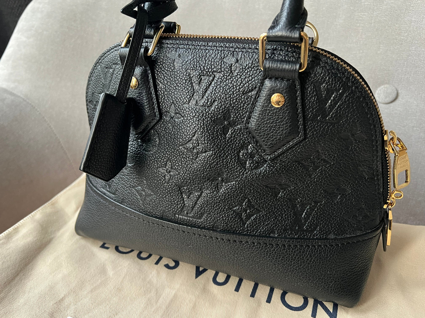 Louis Vuitton Alma Neo BB Black Empreinte  (RRP £1,740)