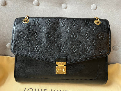 Louis Vuitton Black Empreinte St Germain MM (RRP £2060)