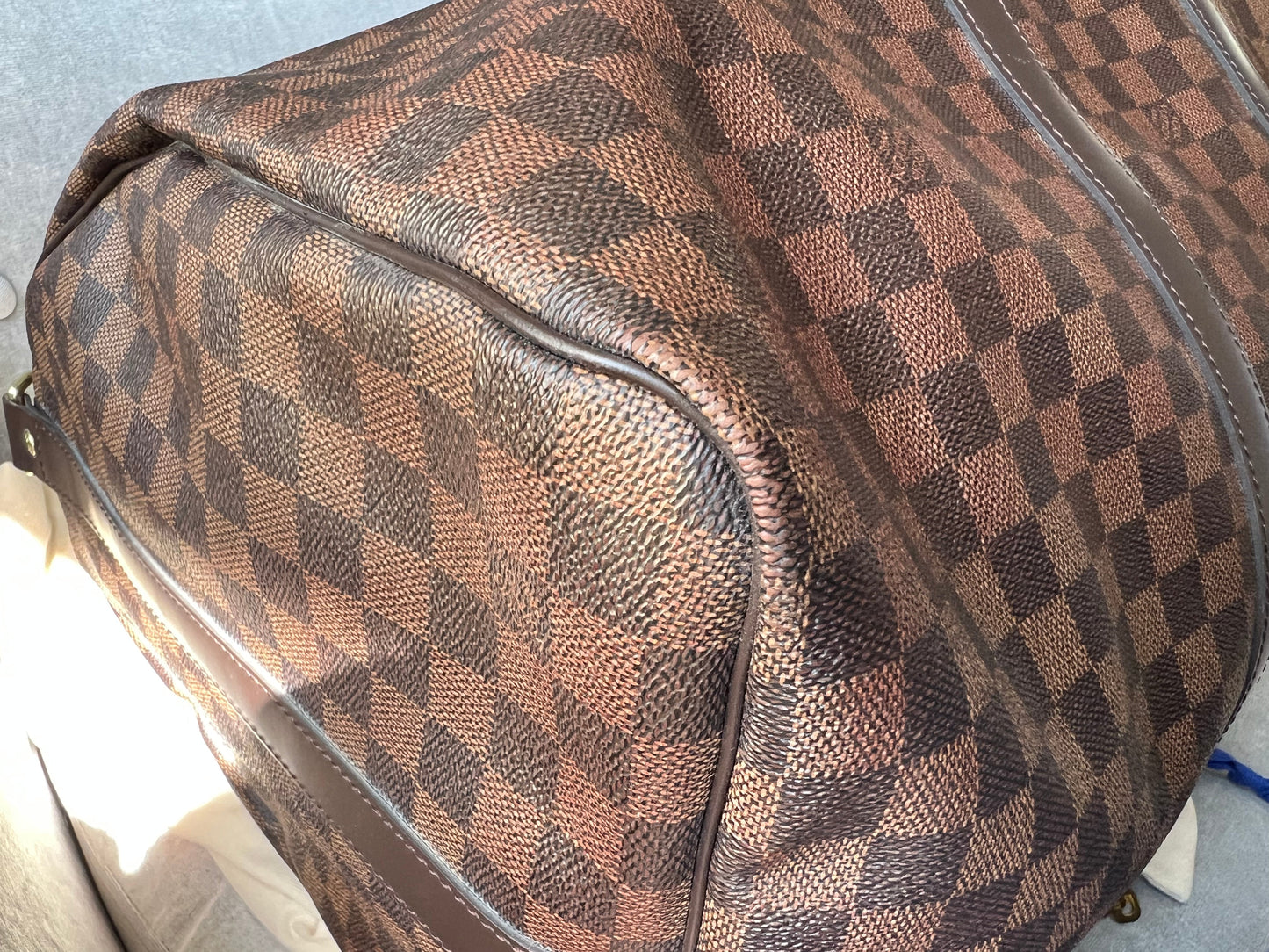 Louis Vuitton Keepall Bandouliere 55 Damier Ebene (RRP £2,020)