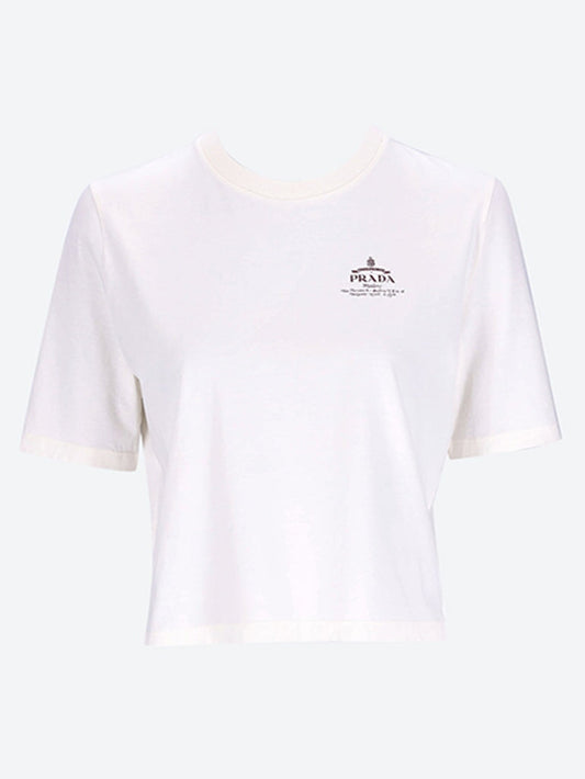 Prada Women Jersey Logo T-Shirt