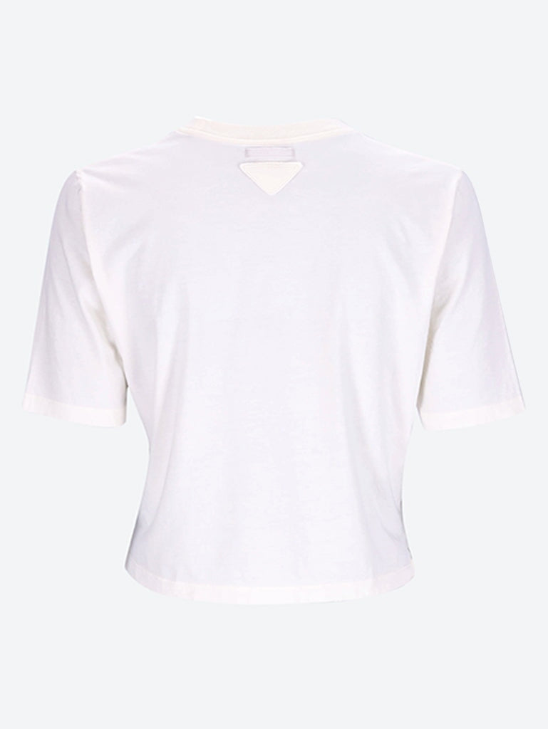 Prada Women Jersey Logo T-Shirt