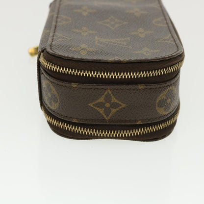 LOUIS VUITTON Monogram Trousse Brush PM Cosmetic Pouch M47510 LV Auth 34898