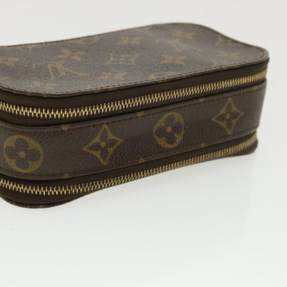 LOUIS VUITTON Monogram Trousse Brush PM Cosmetic Pouch M47510 LV Auth 34898