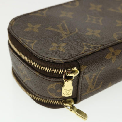 LOUIS VUITTON Monogram Trousse Brush PM Cosmetic Pouch M47510 LV Auth 34898