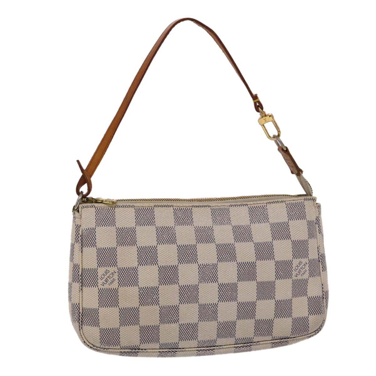 LOUIS VUITTON Damier Azur Pochette Accessoires Pouch N51986 LV Auth ki3123