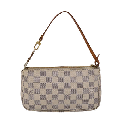 LOUIS VUITTON Damier Azur Pochette Accessoires Pouch N51986 LV Auth ki3123