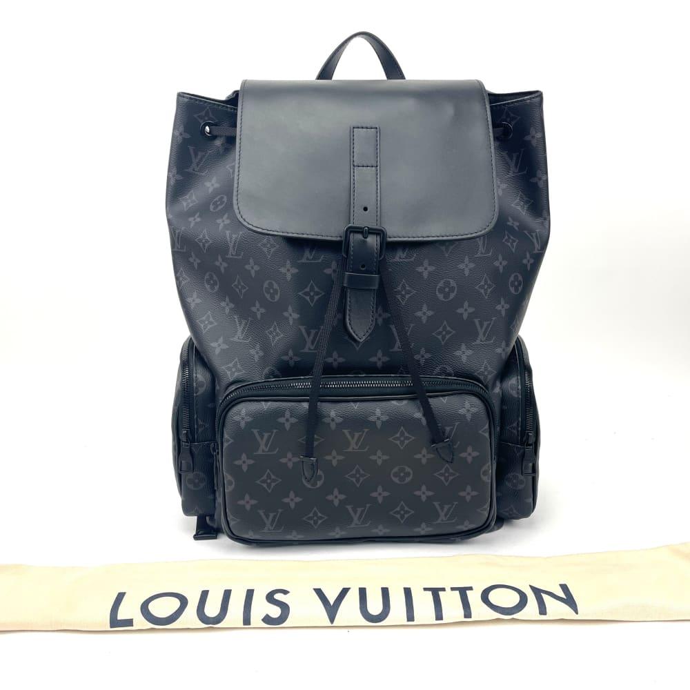 LOUIS VUITTON 2021 Monogram Eclipse Backpack Trio